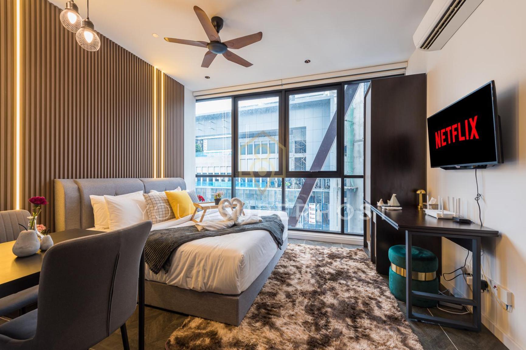 Scarletz Suites Near Klcc By Yoursuperhost Kuala Lumpur Oda fotoğraf