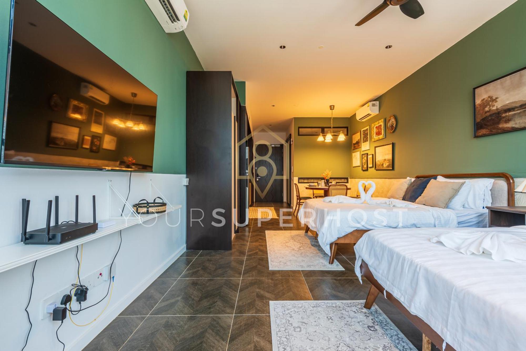 Scarletz Suites Near Klcc By Yoursuperhost Kuala Lumpur Oda fotoğraf